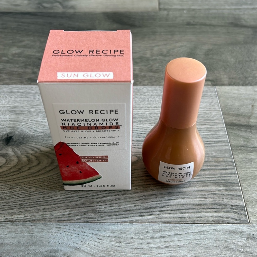Glow Recipe Watermelon Glow Niacinamide Hue Drops Sun Glow Serum